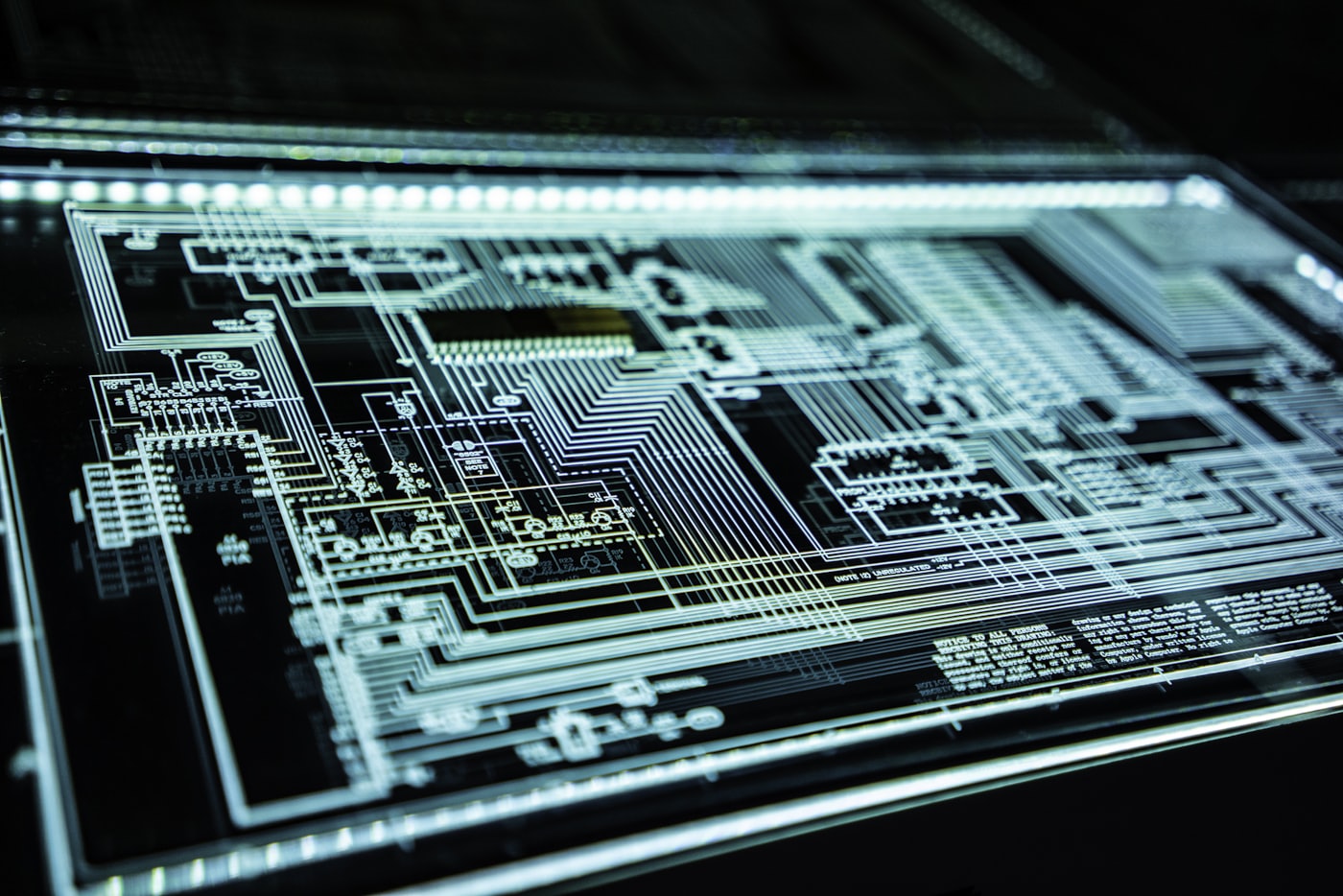 Backlit circuit schematic
